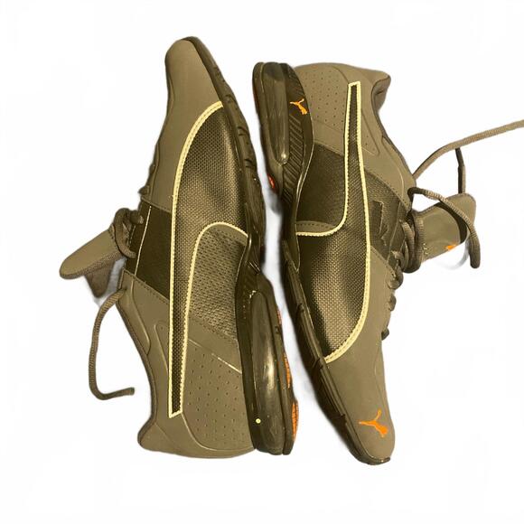 Puma Men's Performance Foam Sneakers - Black/Orange - Picture 4 of 4